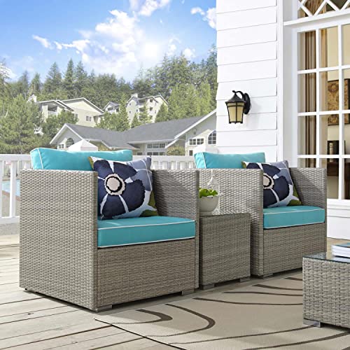 Modway Repose 3-Piece Outdoor Patio Set with Cushions
