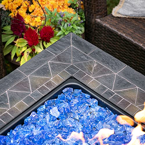 30 Inch Square Propane Gas Patio Fire Table