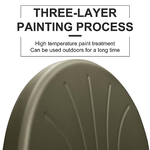 Retro Patio Outdoor Bistro Set with Weather-Resistant Metal