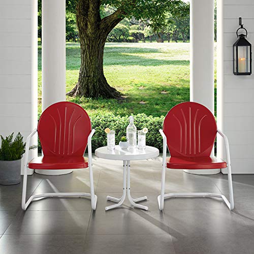 Crosley Furniture Griffith Retro Metal Outdoor Seating Set