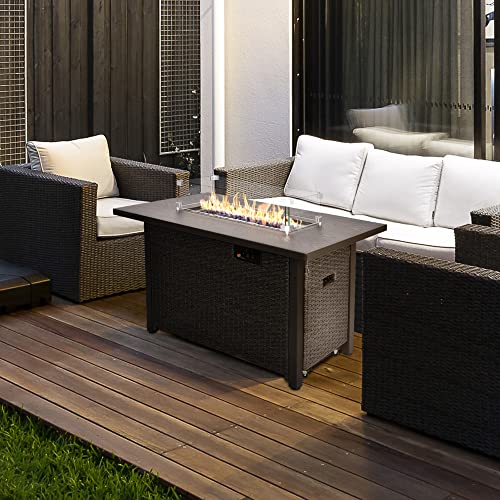 VIP Outdoor Propane Fire Pit Table 42 Inch