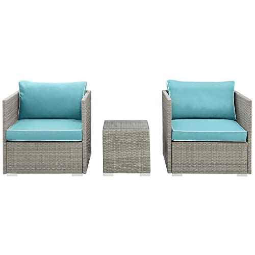 Modway Repose 3-Piece Outdoor Patio Set with Cushions