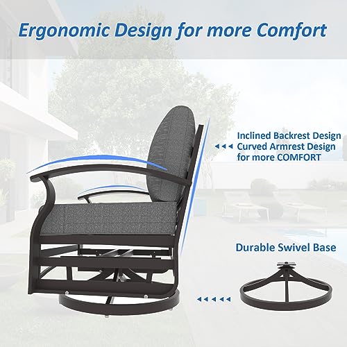 Propane Fire Pit Patio Furniture Set - 9-seat