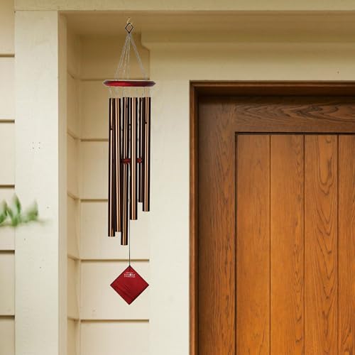 Large bronze chime for outdoor patio and garden