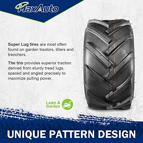MaxAuto 20x10.00-8 Super Lug Lawn & Garden Tires