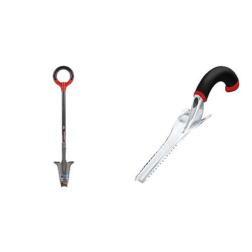 Red Root Slayer Shovel & Ergonomic Aluminum Hand Weeder
