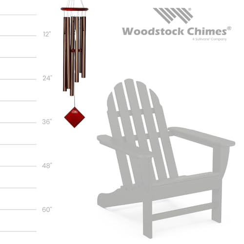 Large bronze chime for outdoor patio and garden