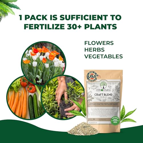 Hand-Crafted Organic Fertilizer for Vegetable and Garden Plants