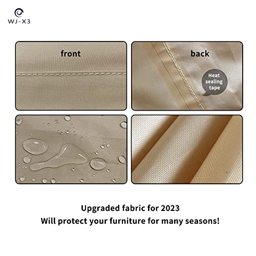 VIP Smart Shopper: Outdoor Lounge Chair Covers, Waterproof, Beige