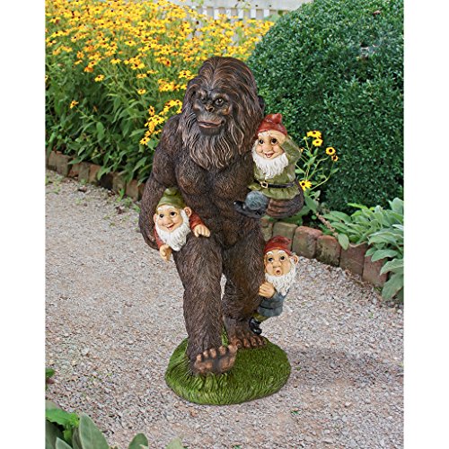 Bigfoot Yeti Indoor/Outdoor Garden Statue 16" Tall
