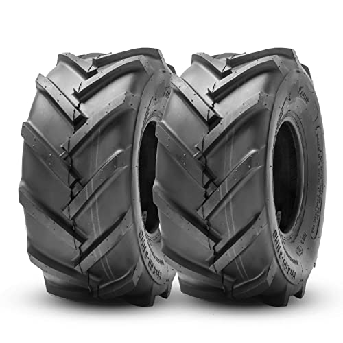 Set of 2 15x6.00-6 Tractor Tires 4PR