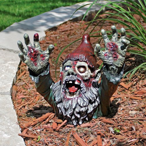 Zombie Gnombie Graveyard Gnome Statue - Design Toscano
