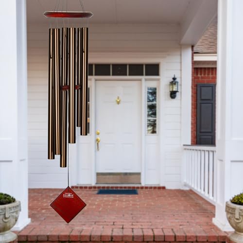 Large bronze chime for outdoor patio and garden