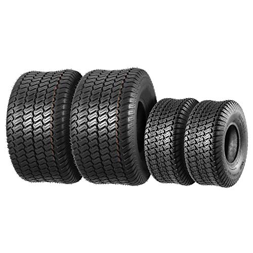 MaxAuto Set of 4 Lawn Mower Turf Tires