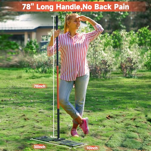 Professional Stainless Steel 30'' Lawn Leveling Rake