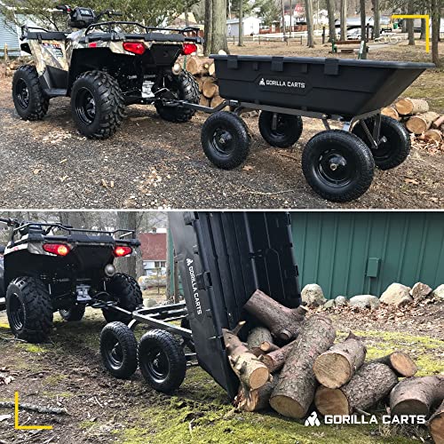 Gorilla Carts Yard Dump Cart with 1500lb Capacity