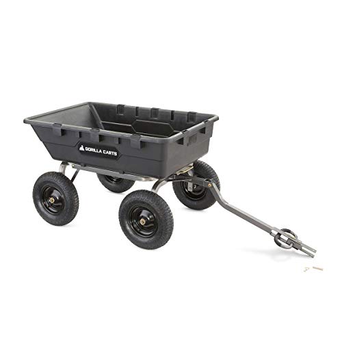 Gorilla Carts Yard Dump Cart with 1500lb Capacity