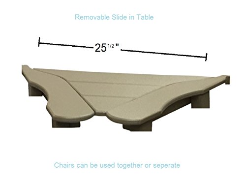 Phat Tommy Recycled Poly Resin Balcony Chair Settee