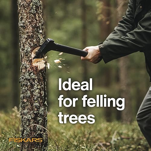 Fiskars 28" Chopping Axe for Tree Felling - Black