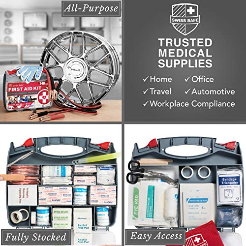 Swiss Safe 2-in-1 Roadside Car Emergency Kit VIP