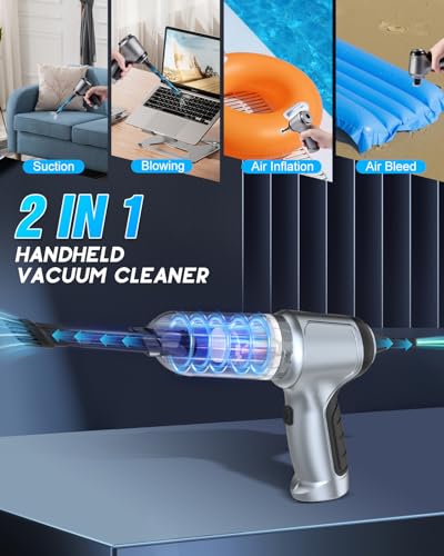 Powerful 2-in-1 Wireless Car Vacuum Cleaner