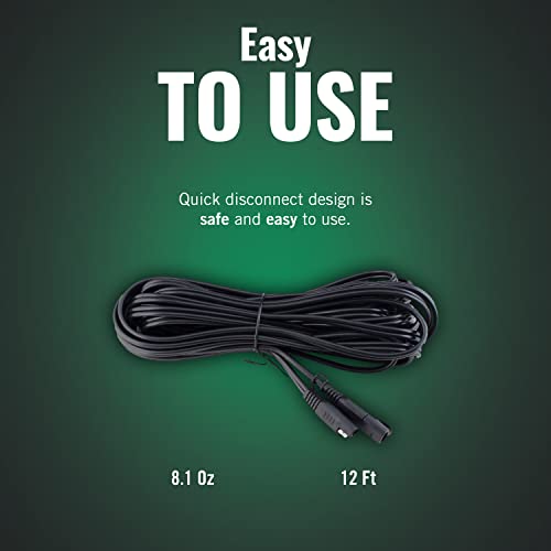Battery Tender 12ft Extension Cable Pack for Chargers