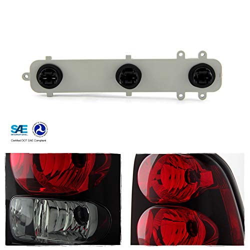 AKKON Chevy Trailblazer Tail Lights - Premium, Red & Chrome