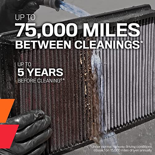 K&N Reusable Engine Air Filter: Compatible with 2013-2019 Ford/Lincoln