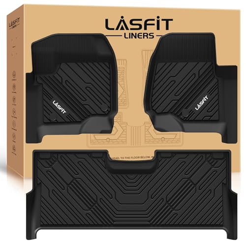 LASFIT All Weather TPE Floor Mats for Ford F-250/F-350