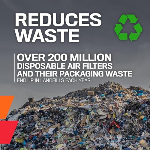 K&N Reusable Engine Air Filter: Compatible with 2013-2019 Ford/Lincoln