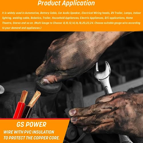 10AWG Flexible Copper 50ft Zip Cord for Car Audio