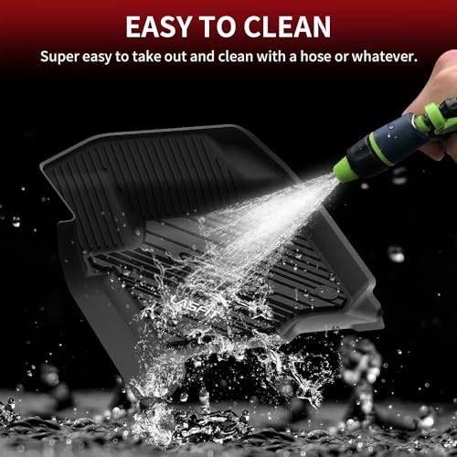 LASFIT All Weather TPE Floor Mats for Ford F-250/F-350