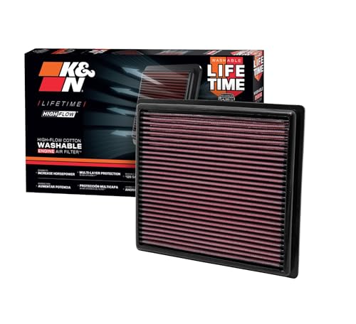 Reusable K&N Engine Air Filter for Toyota/Lexus/Mitsubishi