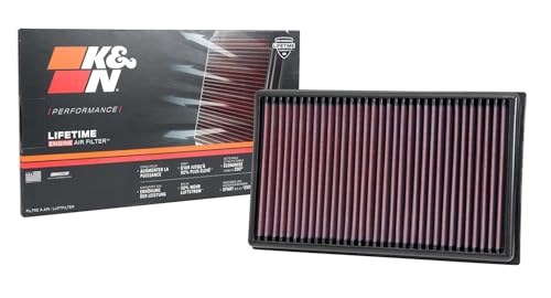 K&N Engine Air Filter: Reusable, Washable, Premium Quality