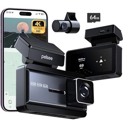 Pelsee 4K+1080P Dual Dash Camera BundleVIP Smart Shopper