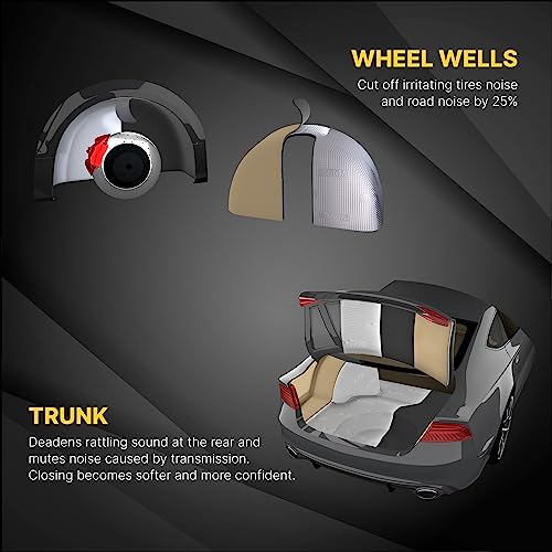 Silver Sound Deadening Mat for Automotive Audio Insulation