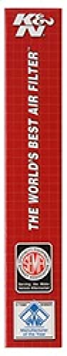 Reusable K&N Engine Air Filter: Washable, Compatible 2010-2019