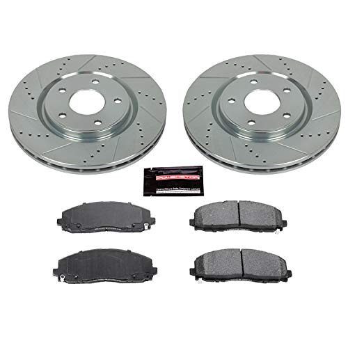 Front Carbon Fiber Brake Pads & Rotors Kit