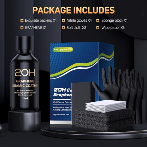 Graphene Ceramic Coating for Cars - 10+ Years Protection
