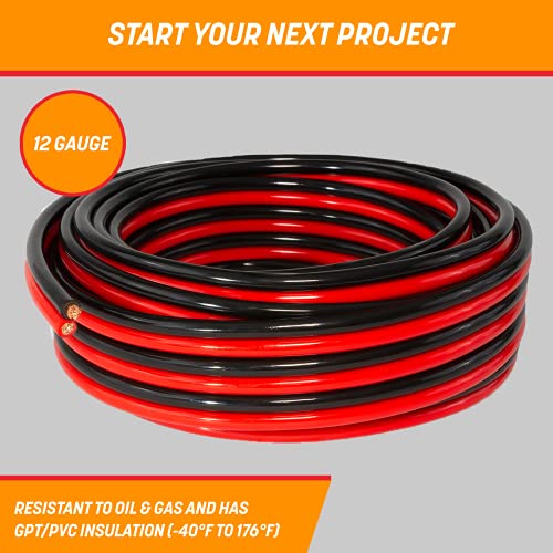 12 AWG Pure Copper 100ft Wire for Various Applications