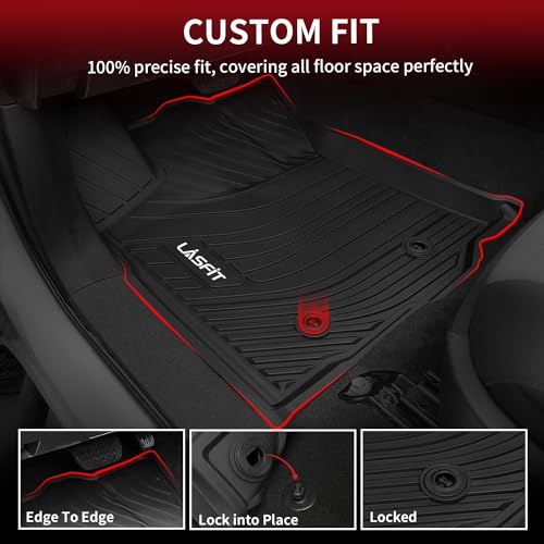 Toyota Tacoma Double Cab 2016-2023 All Weather Floor Mats