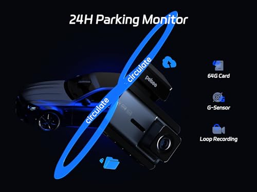 Pelsee 4K+1080P Dual Dash Camera BundleVIP Smart Shopper