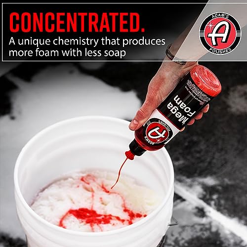 Adam's Polishes Mega Foam Gallon - pH Balanced Car Wash Soap