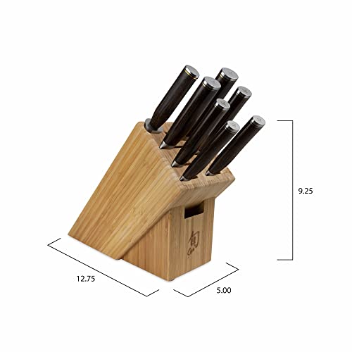 Shun Premier 8-Piece Professional Knife Block Set, Japanese Handcrafted