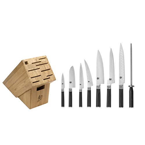 Shun Classic 9-Piece Chef's Knife Set with Block