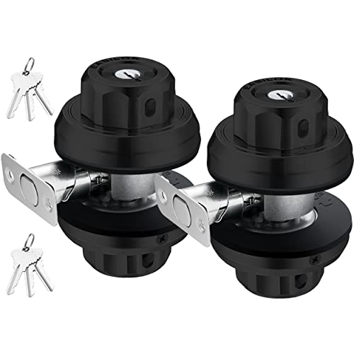 Keyless Deadbolt Lock with Anti-Mislock Button, Black