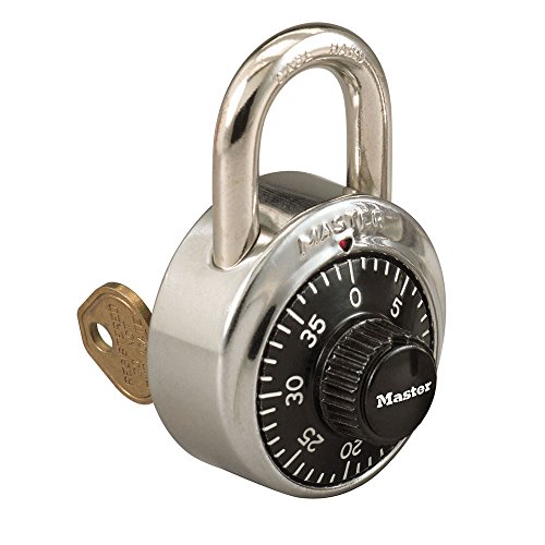 50 Master Lock Combo Padlocks + Bonus Key, School/Gym/Work
