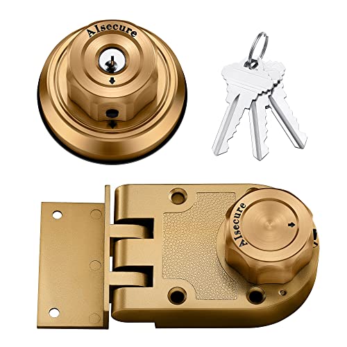 AIsecure Twist Lock Deadbolt: Keyless, Heavy Duty Security