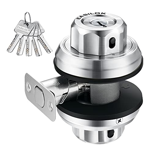 EASILOK Twist to Lock Deadbolt with Anti-Mislock Button