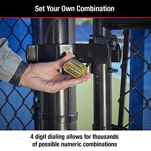 Master Lock Combination Lock 4 Pack, Indoor/Outdoor